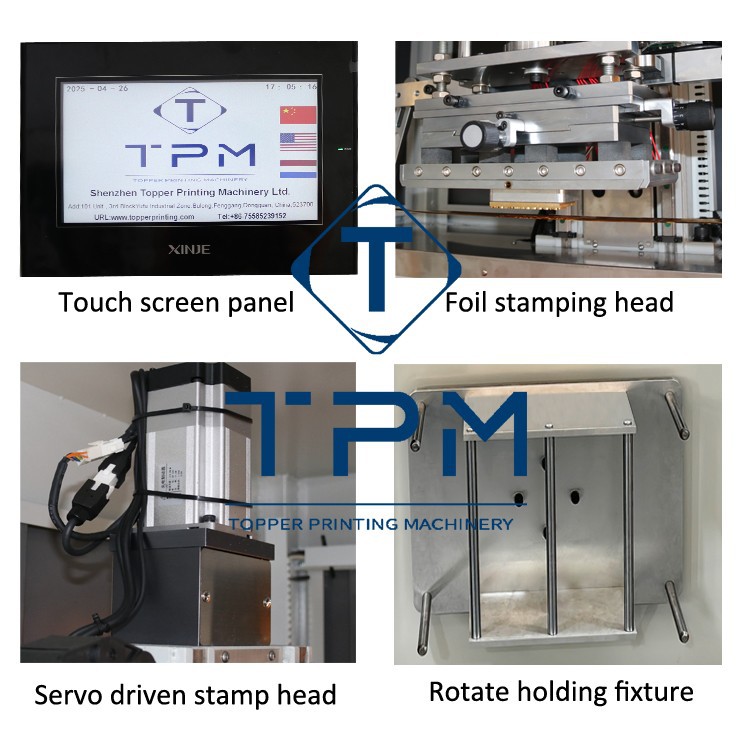 Crate Box Bottle Servo Hot Stamping Machine